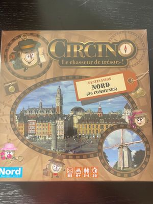 the box of the board game circino is sitting on the table