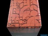 a box that has a picture of a pattern on it