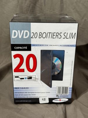 SADIM DESIGN DVD 20 boitiers slim (Neuf)