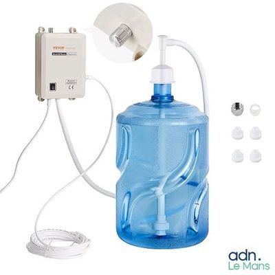 une image représentant un distributeur d'eau avec une bouteille et un tuyau