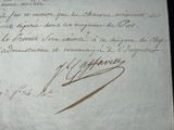 a piece of paper with writing on it with a picture of a man