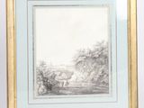 an image of a picture of a landscape in a gold frame