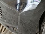 a close up view of a car ' s front bumper