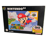 a nintendo 64 super mario game in the box