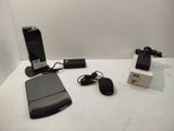 a lot of electronics that are on the table