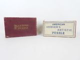 pair of vintage american vegger ' s artistic puzzles