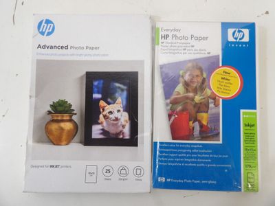 Bureautique : HP - Lot de 125 feuilles pour photo *Neuf desc…
