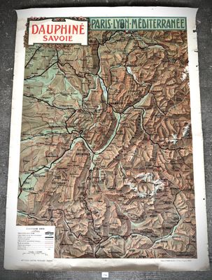 an old map of the city of paris with a map of the surrounding area