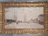 a picture of a painting hanging on the wall