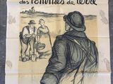 affiche française représentant un agriculteur et une agricultrice dans un champ, avec des vaches en arrière-plan