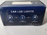 a blue box that has some lights on it