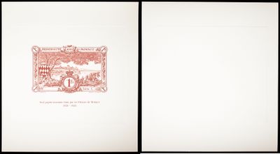 two pages of a red and white book with a picture of a man on a horse