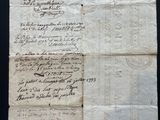 a close up of a piece of paper with writing on it