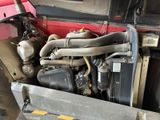 a close up view of the engine of a truck