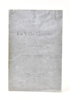 la villa garnier, a novel by the author of the novel