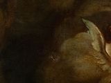 an image of a painting of a woman with a bird in her hand