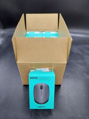 a box with a computer mouse in it next to a cardboard box