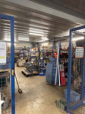 a large warehouse filled with lots of different types of items