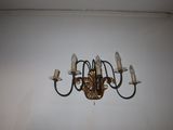 a picture of a chandelier hanging on a wall