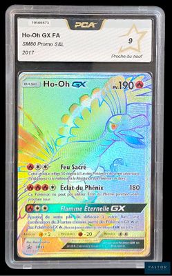 un gros plan sur une carte à collectionner Pokémon dans un étui en plastique