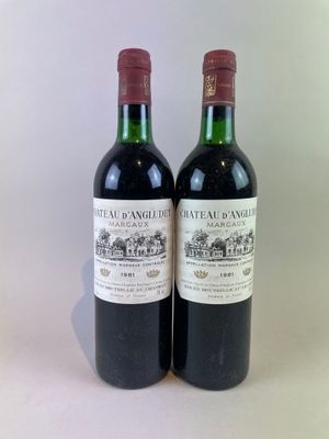 2 btls Château d'Angludet 1981 - Margaux (ELT)
