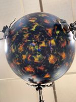 Lustre coupole en pâte de verre multicolore teintée dans la … (photo 6)
