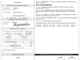 a document with a picture of a person ' s name on it