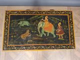 a picture of a painting on the floor of a room