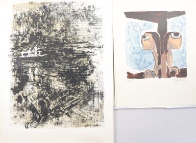deux tableaux au mur l'un à côté de l'autre