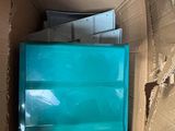 a box full of boxes with a blue box inside of it