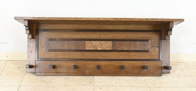 an image of a wooden bench sitting on top of a tiled floor