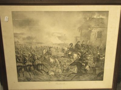 Gravure Napoleon (C. Motte) , Bataille DE Fleurus - 40…