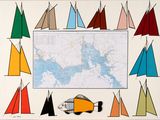 a picture of a picture of a group of sailboats