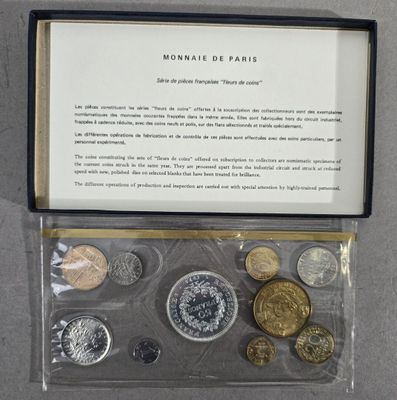 an image of a box of coins with a note in it
