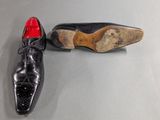 a pair of shoes that are sitting on a table