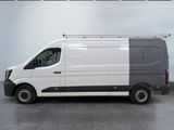 a picture of a white van parked in a garage