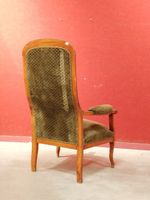 Fauteuil dit "Voltaire" en bois teinté. (photo 3)