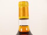 a bottle of liquor that is sitting on a table
