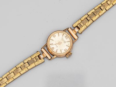 Montre Rolex pour femme à bracelet en or 18 carats