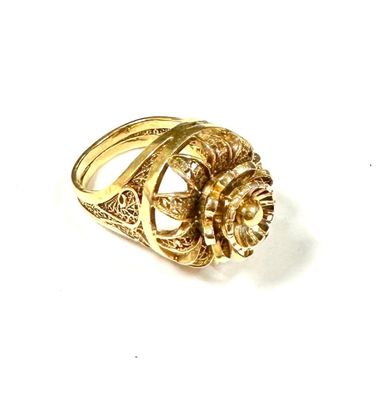 an image of a gold ring on a white background