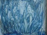 a picture of a painting on the wall of a room