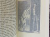 an open book with a picture of a man and a woman