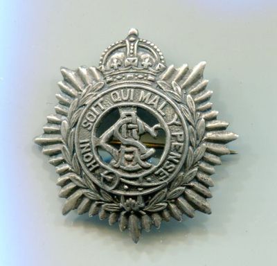 une image représentant un insigne argenté sur un fond blanc