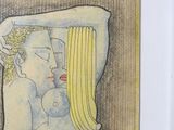 painting of a woman holding a baby in her arms