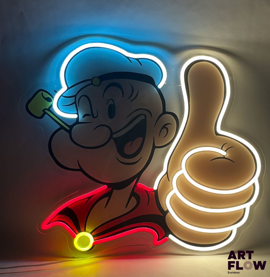 Enseigne lumineuse Popeye