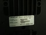 a close up of a computer monitor with a barcode on it