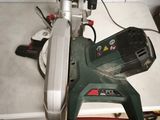 a picture of a corded circular saw on a workbench