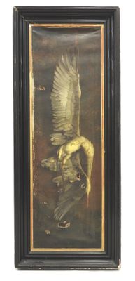 J.FERRY (XIXème siècle). Trophée de héron cendré. - Photo 1