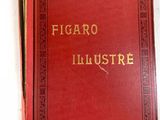 un vieux livre rouge posé sur une table blanche