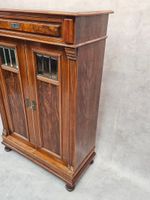 Meuble à hauteur d'appui en acajou et placage d'acajou ouvra… (photo 2)